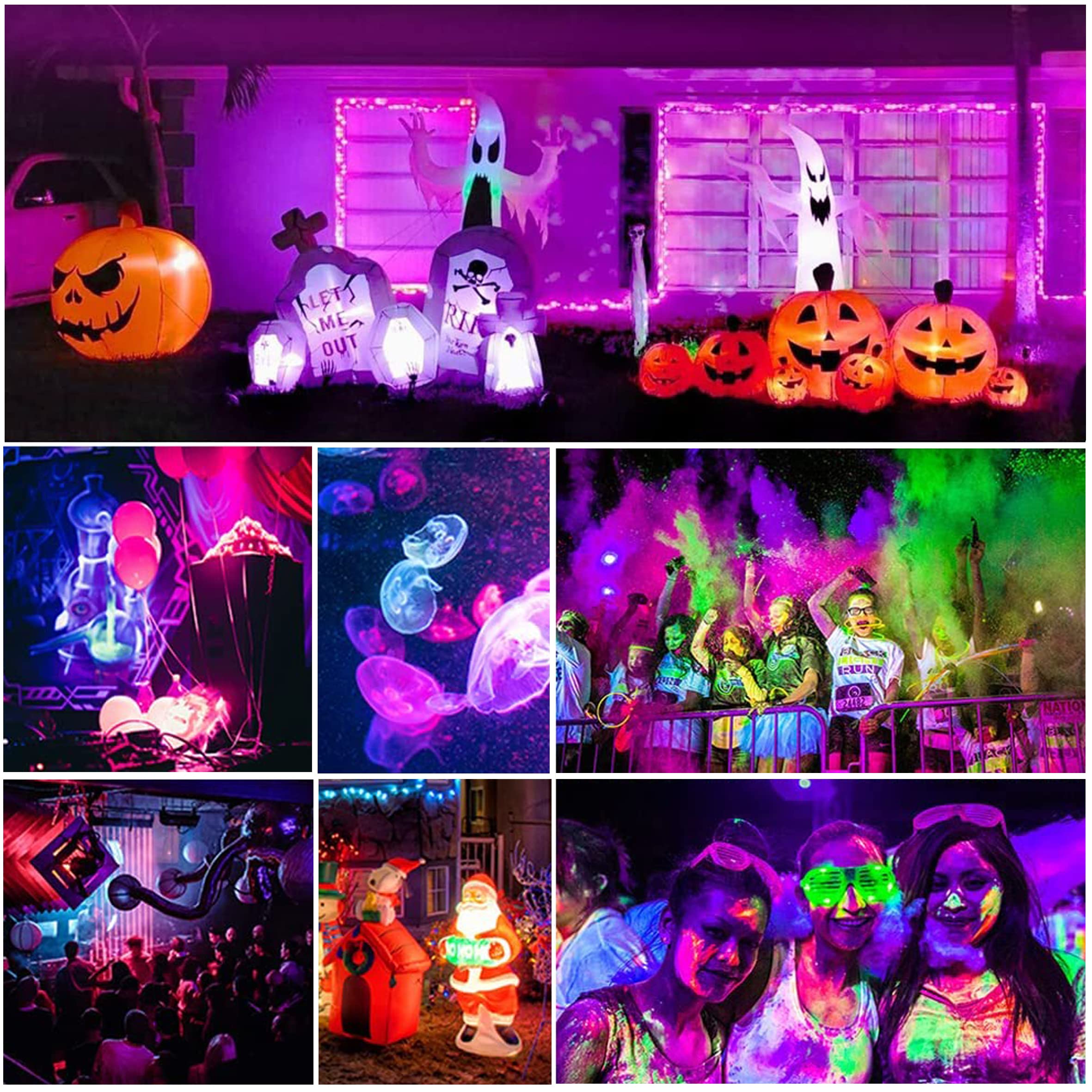 YC 紫外線 ブラックライト 投光器 紫外線ライト 防水IP65 395-405nm UVライト レジン用 硬化ライト 屋外用 舞台照明 雰囲気を作り 3Dモデル乾燥用 (60W) YC 紫外線 ブラックライト 投光器 紫外線ライト 防水IP65 395-405nm UVライト レジン用 硬化ライト 屋外用 舞台照明 雰囲気を作り 3Dモデル乾燥用 (60W)