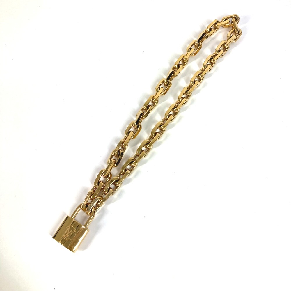 LOUIS VUITTON コリエ LVエッジ カデナ ネックレス 南京錠