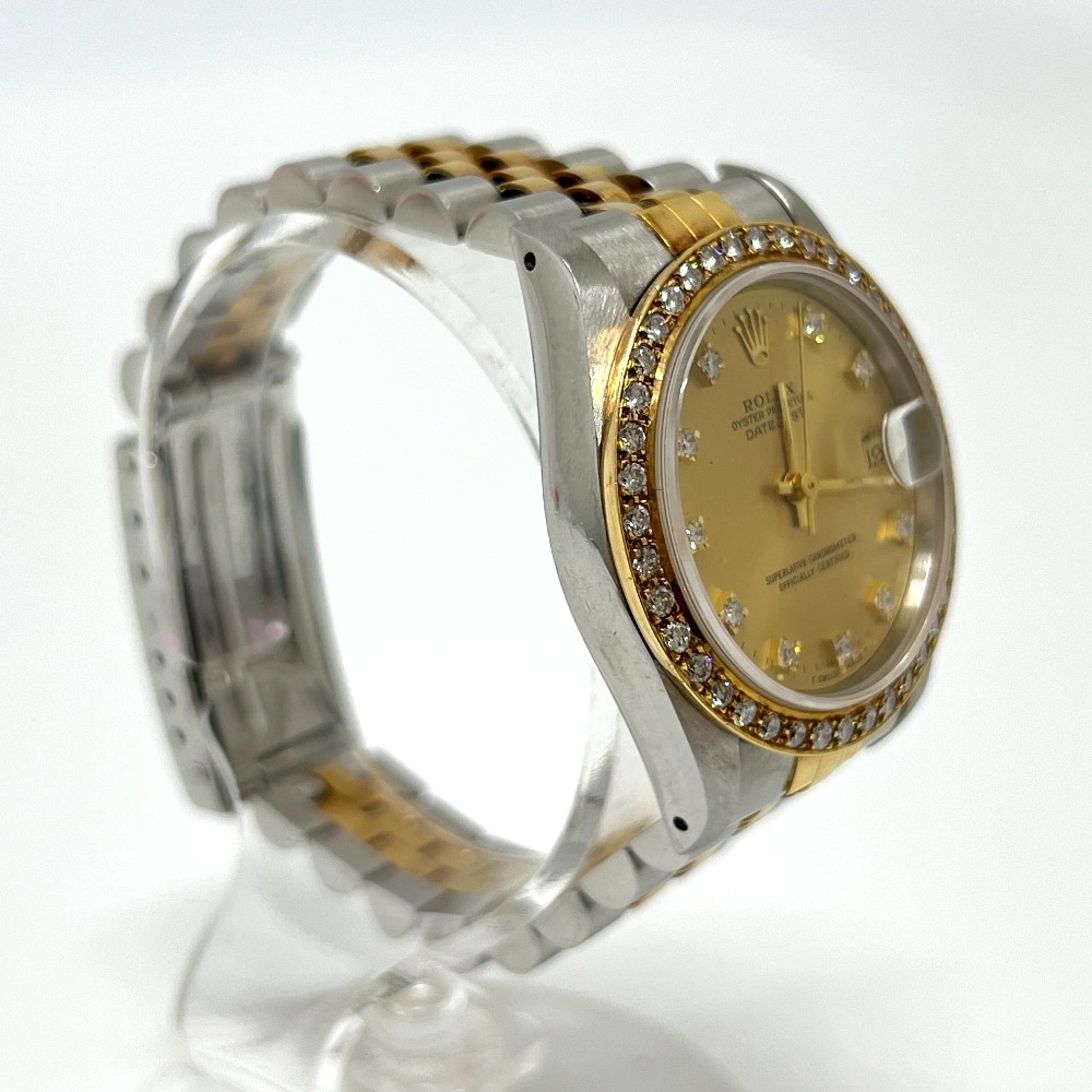 腕時計 68273G デイトジャスト 10Pダイヤ ボーイズ アフターダイヤベゼル SS/18K シルバー 腕時計 68273G デイトジャスト 10Pダイヤ ボーイズ アフターダイヤベゼル SS/18K シルバー