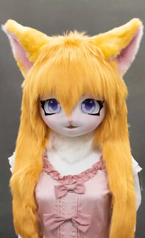 着ぐるみヘッド 猫 黄色 全頭ヘッド ケモノ マスク ファースーツ ぬいぐるみ コスプレ コスチューム 着ぐるみヘッド 猫 黄色 全頭ヘッド ケモノ マスク ファースーツ ぬいぐるみ コスプレ コスチューム
