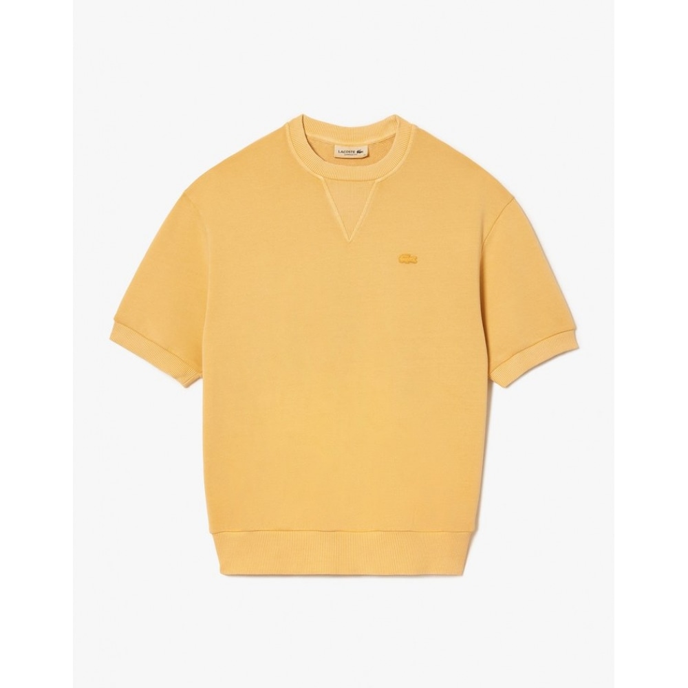 ラコステ女性用エコダイ加工ナチュラルショートスリーブ T シャツ TF7217-54G IVX