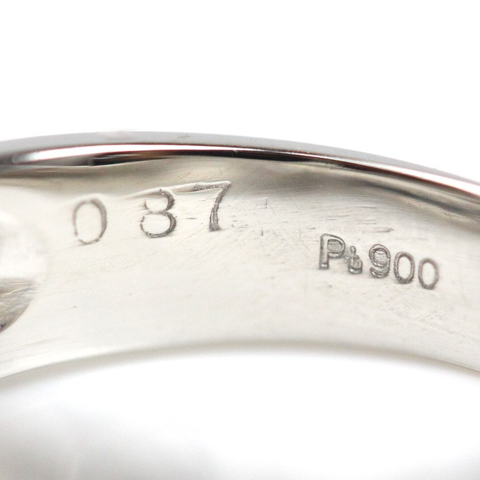 Pt900プラチナ ダイヤ リング・指輪 ダイヤモンド0.87ct 15号 9.1g レディース 中古 Pt900プラチナ ダイヤ リング・指輪 ダイヤモンド0.87ct 15号 9.1g レディース 中古