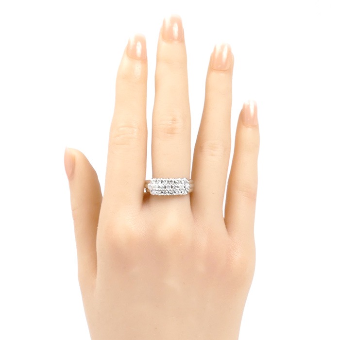 Pt900プラチナ ダイヤ リング・指輪 ダイヤモンド0.87ct 15号 9.1g レディース 中古 Pt900プラチナ ダイヤ リング・指輪 ダイヤモンド0.87ct 15号 9.1g レディース 中古