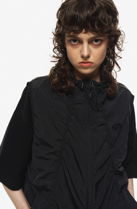 CPGN STUDIO】 Shirring Hood Vest ベスト