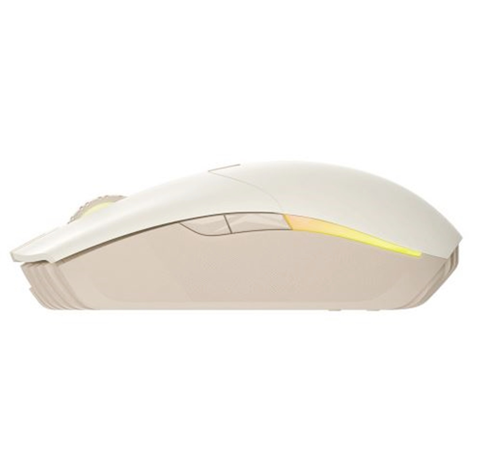 COX CM91W RGB/ワイヤレス/ゲーミング マウス/専門家向け/10000DPI PMW3325-クリーム ベージュ