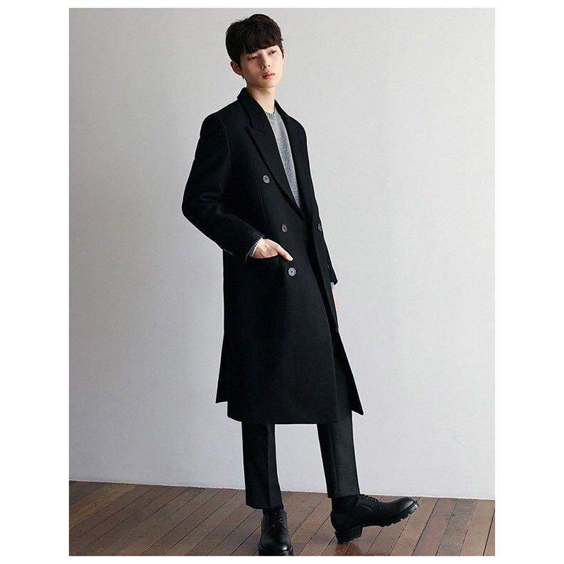 チェスターコートロングコートメンズウール混メルトン黒ブラック中綿コート韓国暖かいおしゃれ体型カバーSML2L3Ldv074zezet2 チェスターコートロングコートメンズウール混メルトン黒ブラック中綿コート韓国暖かいおしゃれ体型カバーSML2L3Ldv074zezet2