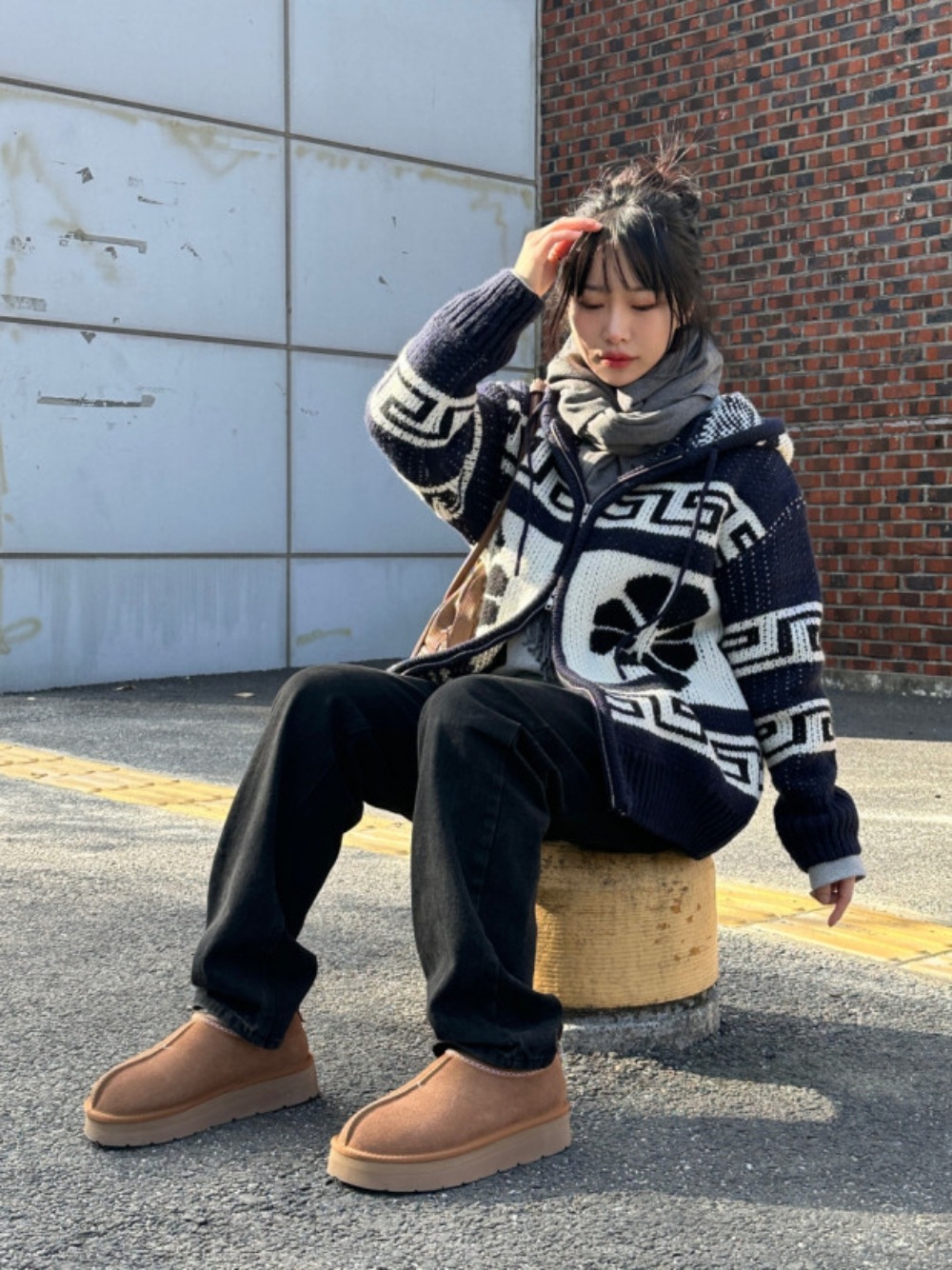 24FW/BALLOONY PLATFORM CLOG/ヒール 3.5CM/天然牛革 ショート