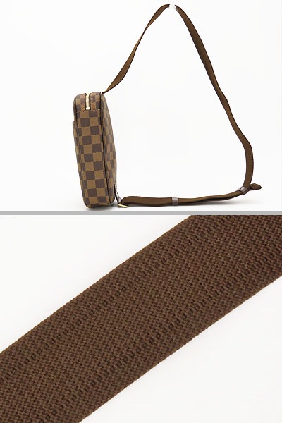 未使用ルイヴィトンダミエポシェットガンジュスペシャルオーダーSPOボディバッグバムバッグウエストバッグ