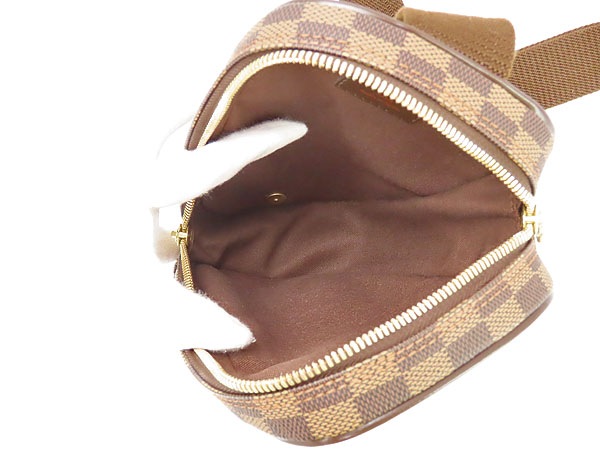 未使用ルイヴィトンダミエポシェットガンジュスペシャルオーダーSPOボディバッグバムバッグウエストバッグ