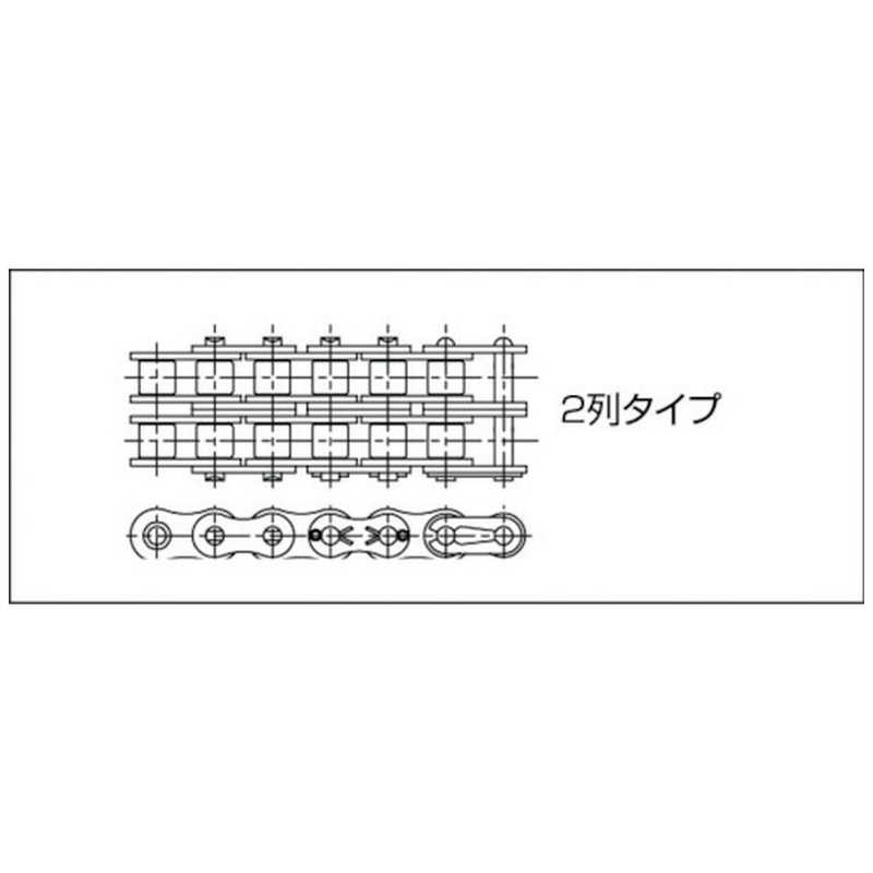片山チエン KCM ローラチェーン100-2 1002RP96L 片山チエン KCM ローラチェーン100-2 1002RP96L