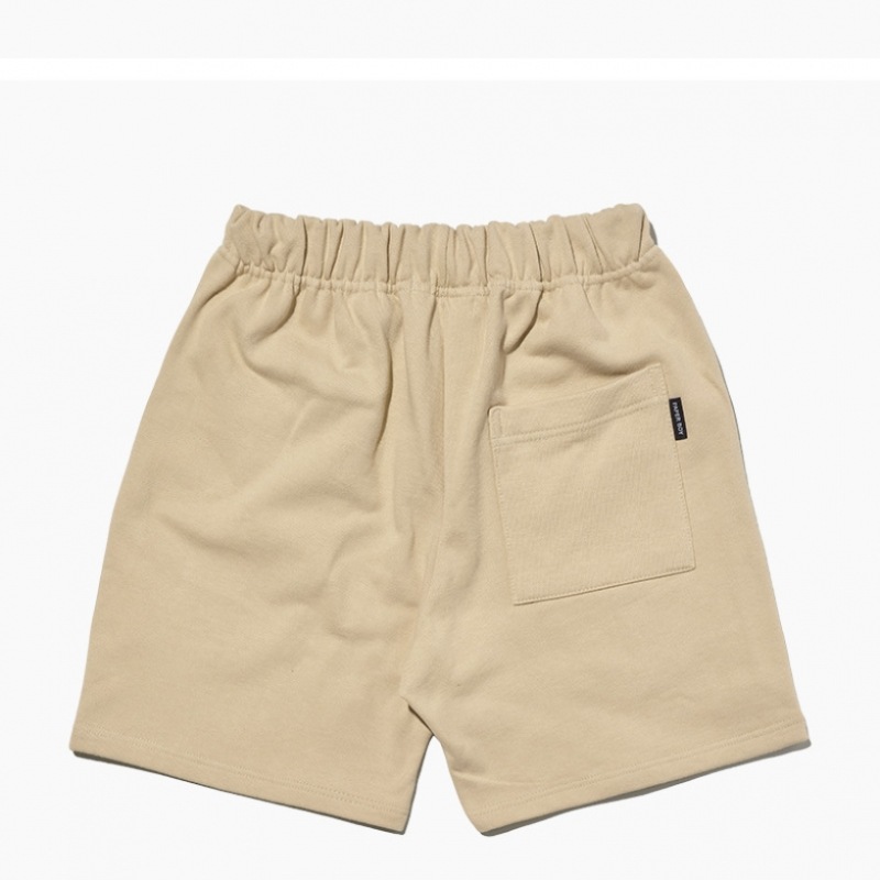 PAPERBOYシグネチャーヘビーハーフパンツベージュ