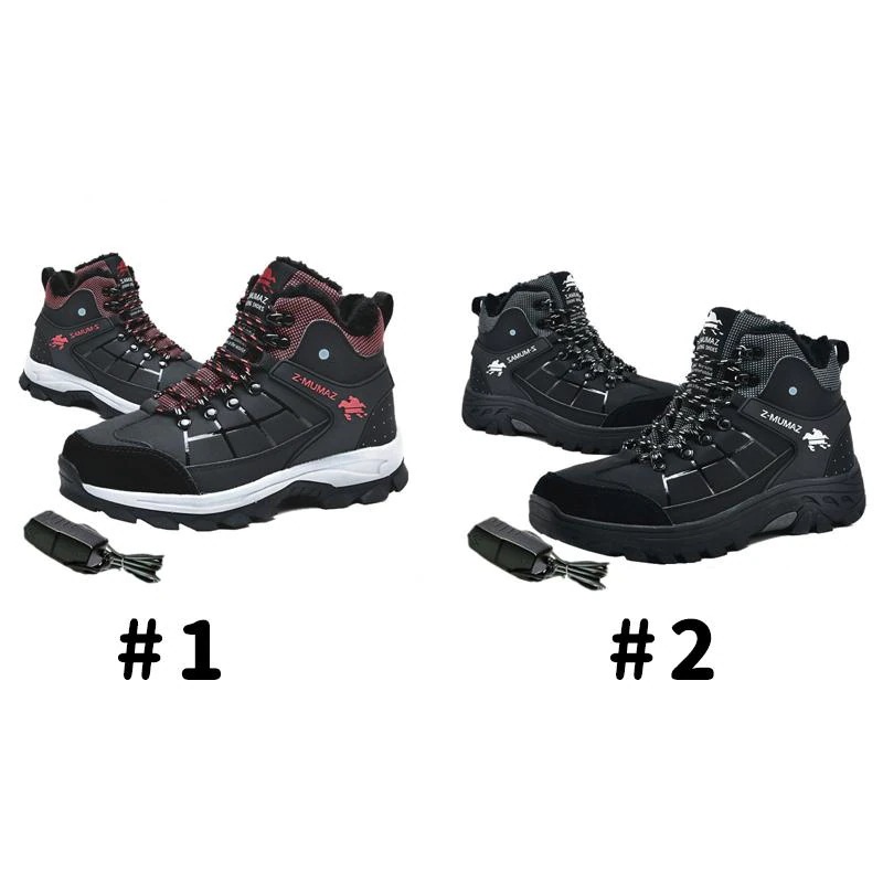 電熱シューズ 電熱靴 ヒーターシューズ 靴 電気足温器 フットウォーマー 充電式バッテリー付き 温度調節 速熱 省エネ 防寒 保温 男女兼用