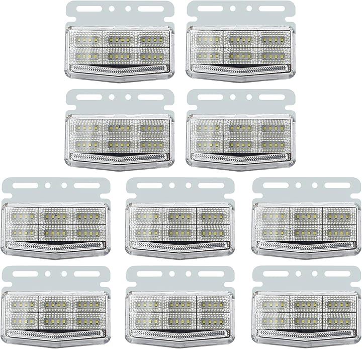 デコトラ トラック マーカーランプ 24V led サイドマーカー トラックマーカー トラック用 ワンマン灯 赤色( レッド)