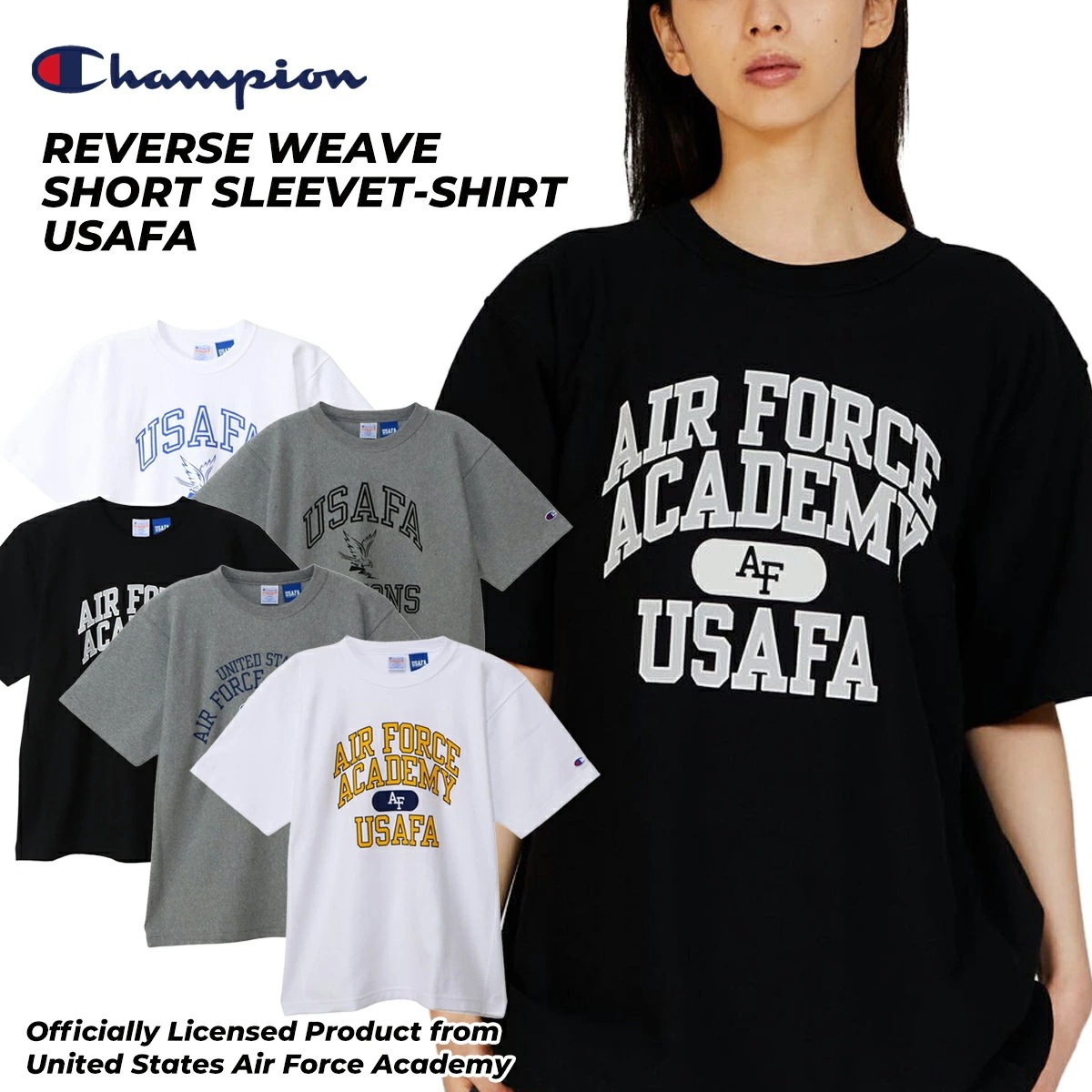 リバースウィーブ(R) ショートスリーブ Tシャツ USAFA c3-b304 リバースウィーブ(R) ショートスリーブ Tシャツ USAFA c3-b304