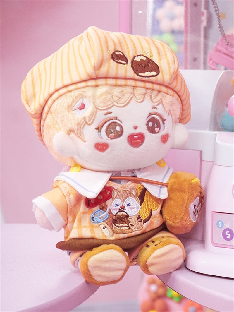 韓国ファッション 20cmミニ洋服ぬいぐるみ用ドールウェアイドル衣装かわいいオシャレぬいぐるみ用服 日常服人形 アイドル衣装 可愛い セット