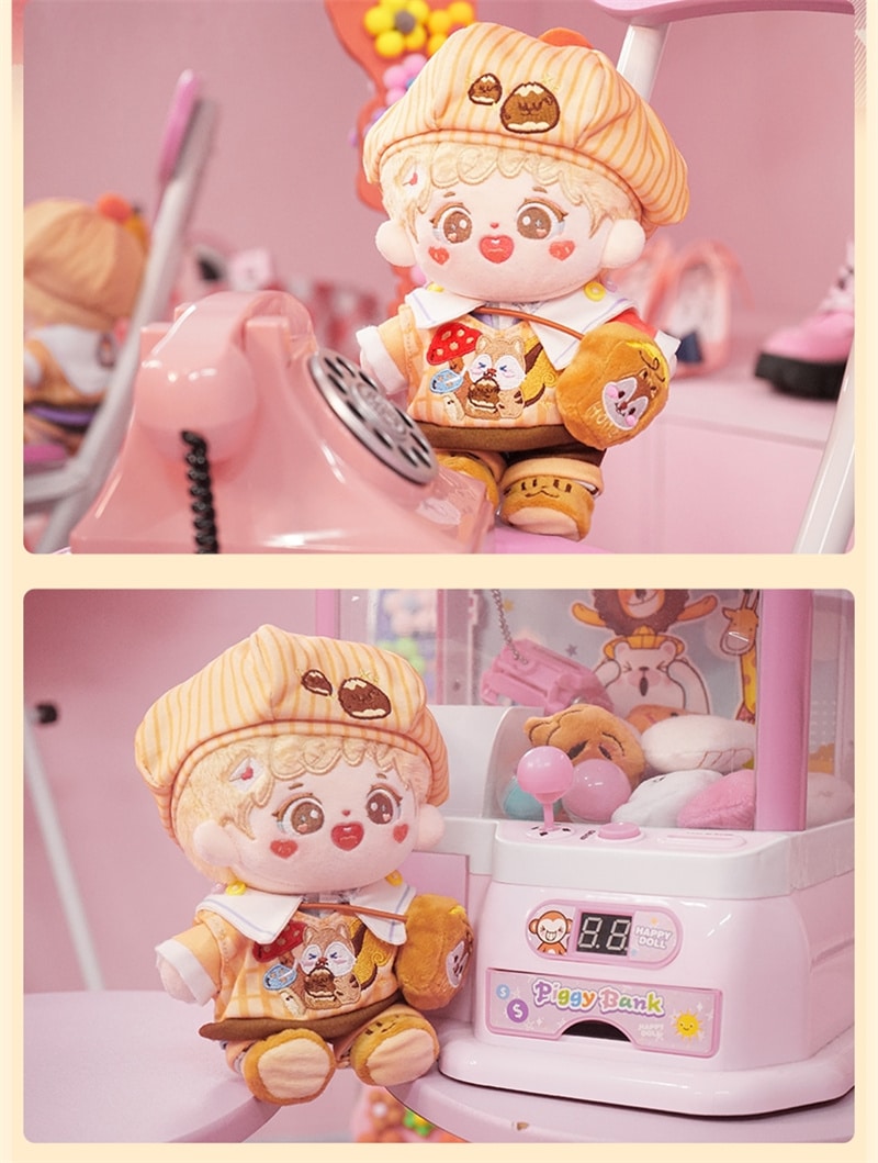 韓国ファッション 20cmミニ洋服ぬいぐるみ用ドールウェアイドル衣装かわいいオシャレぬいぐるみ用服 日常服人形 アイドル衣装 可愛い セット
