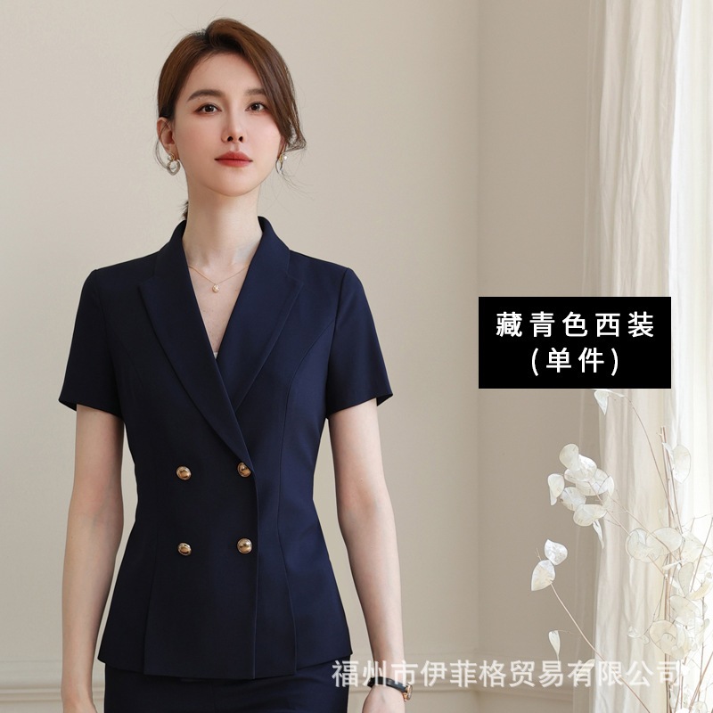 半袖スーツ レディース 2024夏 薄手 おしゃれスーツ営業部 ホテル接客係 礼服