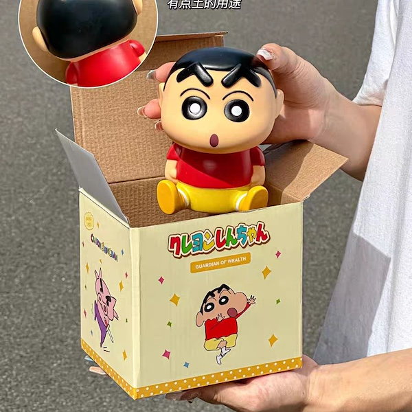 【珍品】激レア？　クレヨンしんちゃん？　自衛隊　フィギュア　貯金箱 珍品】激レア？ クレヨンしんちゃん？ 自衛隊 フィギュア 貯金箱