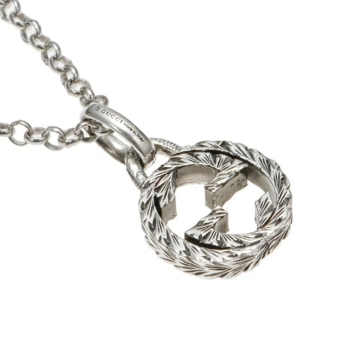 GUCCI 455535-J8400-0811 グッチ インターロッキング ペンダント SILVER925 スターリングシルバー GUCCI 455535-J8400-0811 グッチ インターロッキング ペンダント SILVER925 スターリングシルバー