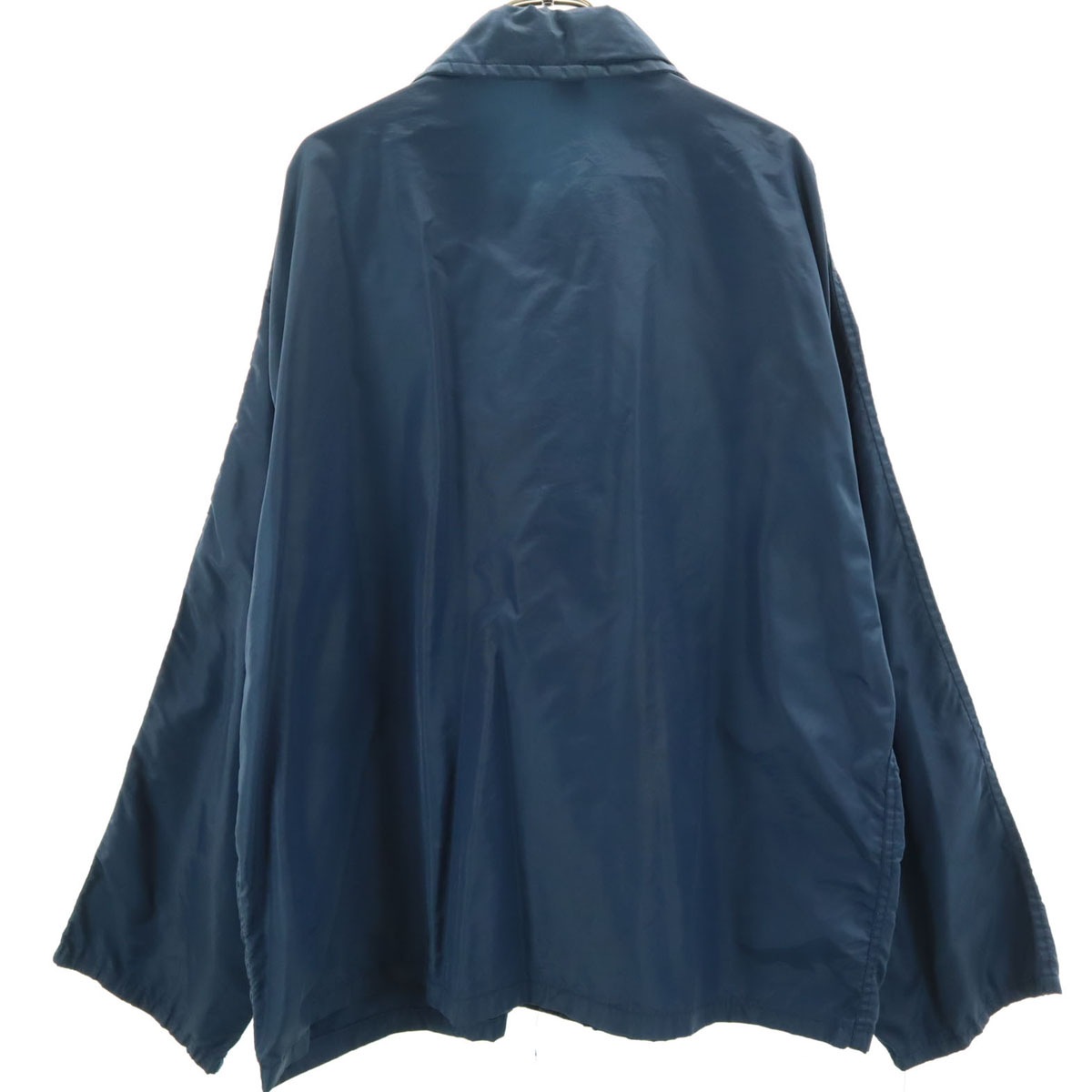 70s ヴィンテージ USA製 金タグ ナイロンジャケット L ブルー コーチジャケット メンズ 古着 70s ヴィンテージ USA製 金タグ ナイロンジャケット L ブルー コーチジャケット メンズ 古着