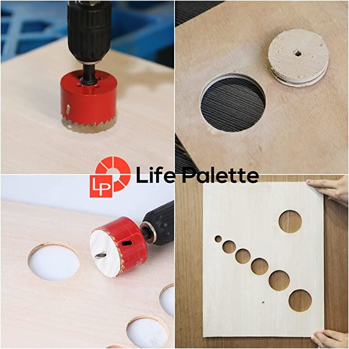 互換品 バイメタル ホールソー ホルソー セット 穴あけ 切削 木工 工具 工具ケース付き