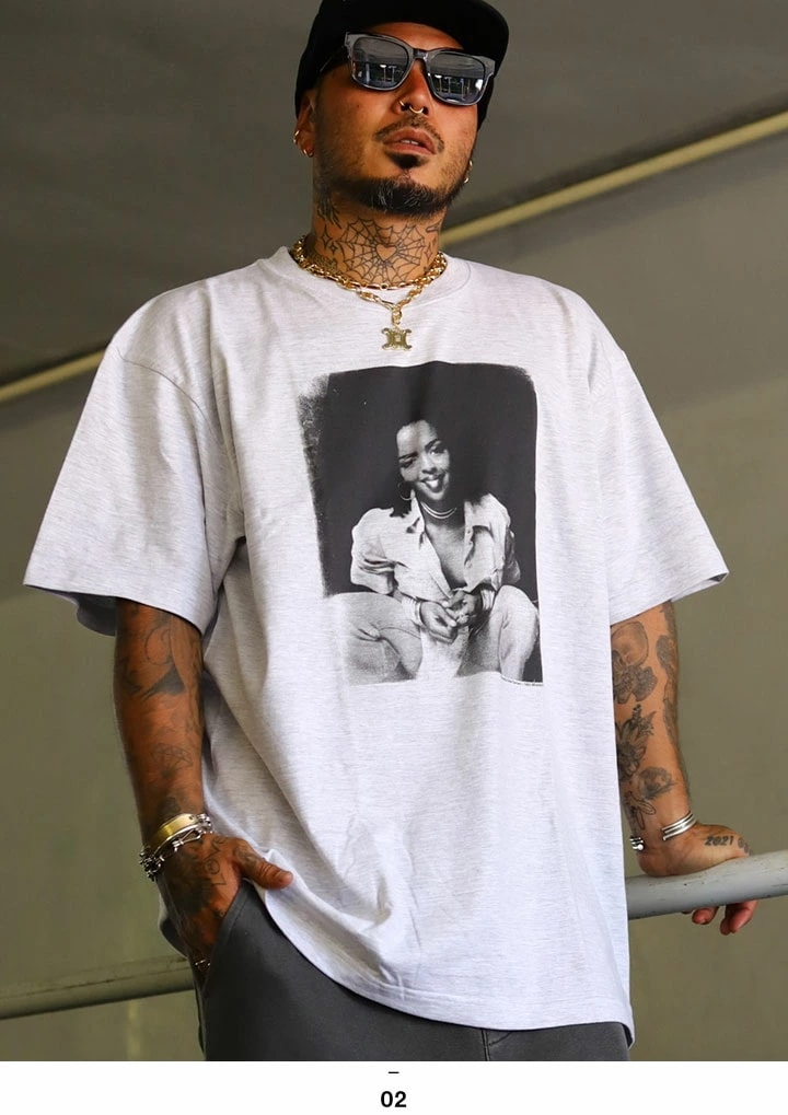 993 DESIGNED WORLD HIPHOP Tシャツ 半袖 メンズ レディース 春夏用 全3色 大きいサイズ ナインティーンナインティスリー Lauryn