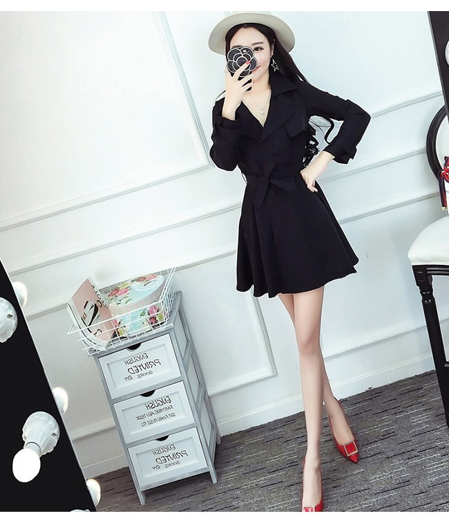 レディース服 女性 ファッション 秋服 ダブルボタン コート アウター トレンチコート ゆったり ワンピース ロング イエロー ブラック 大きいサイズ 体型カバー カジュアル レディース服 女性 ファッション 秋服 ダブルボタン コート アウター トレンチコート ゆったり ワンピース ロング イエロー ブラック 大きいサイズ 体型カバー カジュアル