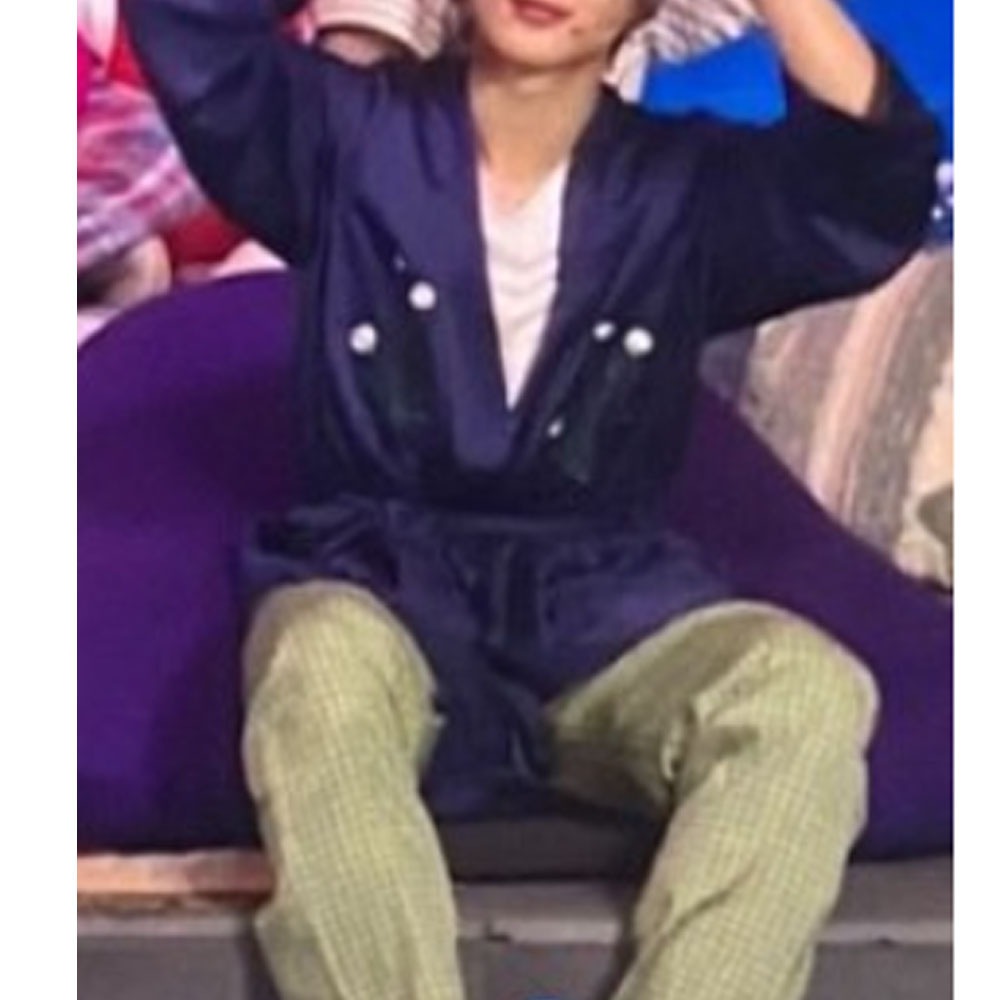 JOS BTS JIMIN 着用 Havana Navy Robe 男女兼用 正規品 JOS BTS JIMIN 着用 Havana Navy Robe 男女兼用 正規品