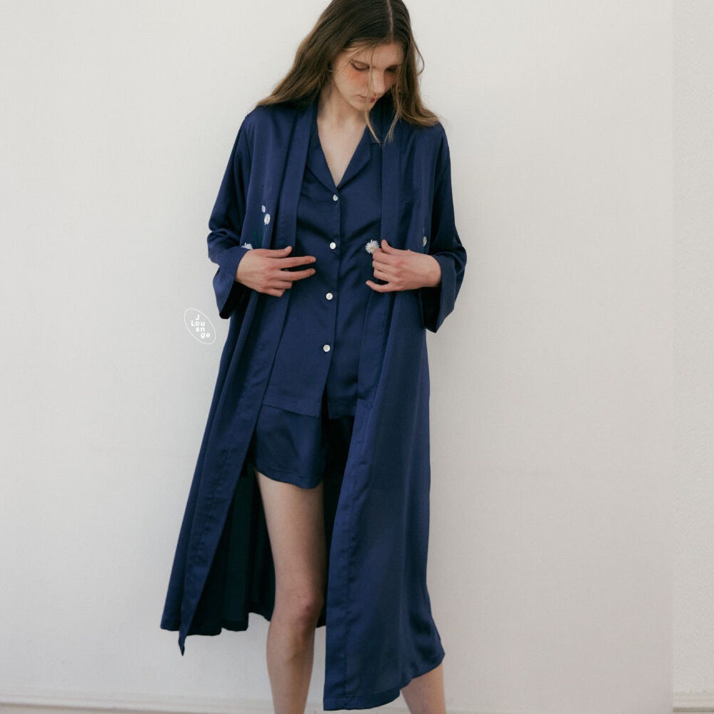 JOS BTS JIMIN 着用 Havana Navy Robe 男女兼用 正規品 JOS BTS JIMIN 着用 Havana Navy Robe 男女兼用 正規品