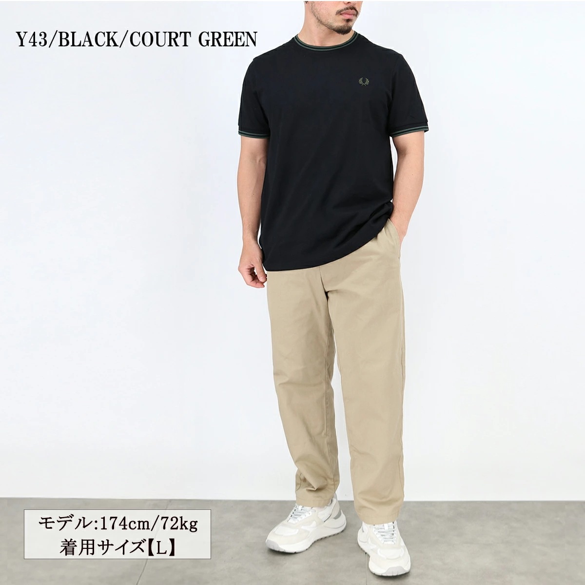 Tシャツ M1588 TWIN TIPPED T-Shirt ツイン ティップド SS TEE 半袖 クルーネック メンズ レディース ユニセックス 男女兼用