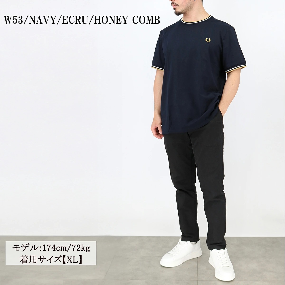 Tシャツ M1588 TWIN TIPPED T-Shirt ツイン ティップド SS TEE 半袖 クルーネック メンズ レディース ユニセックス 男女兼用