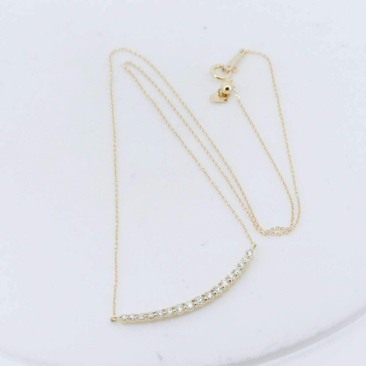 GSTV ラインダイヤモンド ネックレス 0.60ct K18YG(18金 イエローゴールド) 質屋出品 GSTV ラインダイヤモンド ネックレス 0.60ct K18YG(18金 イエローゴールド) 質屋出品