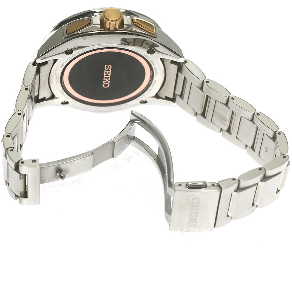 セイコー SEIKO 8B54-0AX0/SAGA141 ブライツ クロノグラフ ソーラー電波 メンズ _792097【中古】