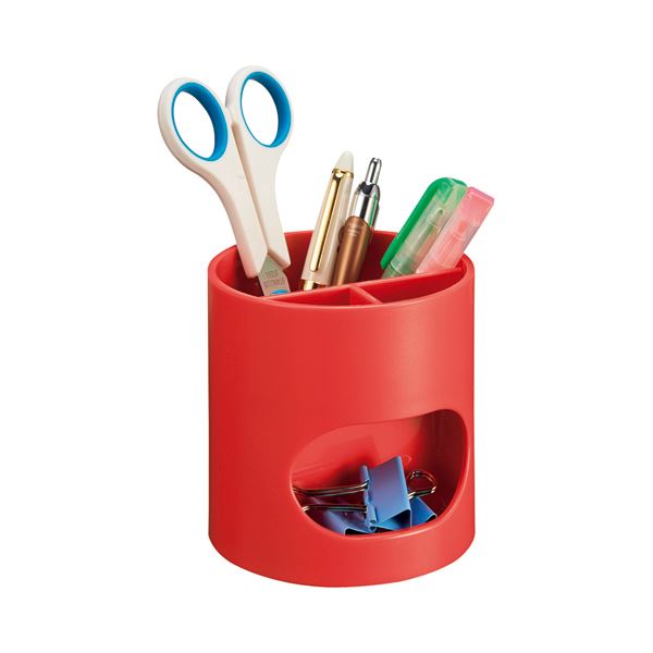 (まとめ) プラス ペンスタンド ホワイトWP-110N 1個 〔×10セット〕 | プラス ペン立て ウィッティ・パーティ ホワイト WP-110N 30