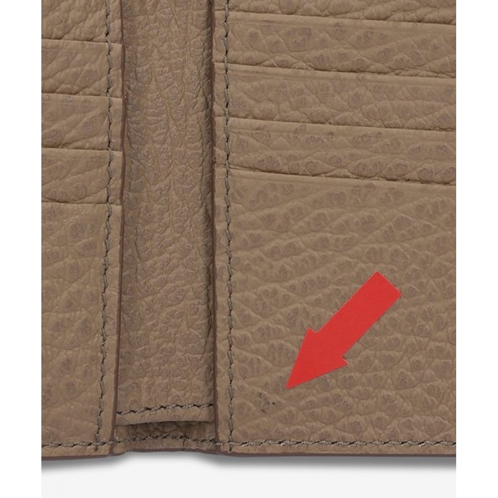 メゾンマルジェラメンズ 4ステッチスリム二つ折り財布-シャモア/SA1UI0016P4455T2172 メゾンマルジェラメンズ 4ステッチスリム二つ折り財布-シャモア/SA1UI0016P4455T2172