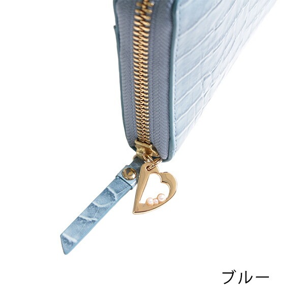 財布 レディース ラウンド長財布 マゼンダ