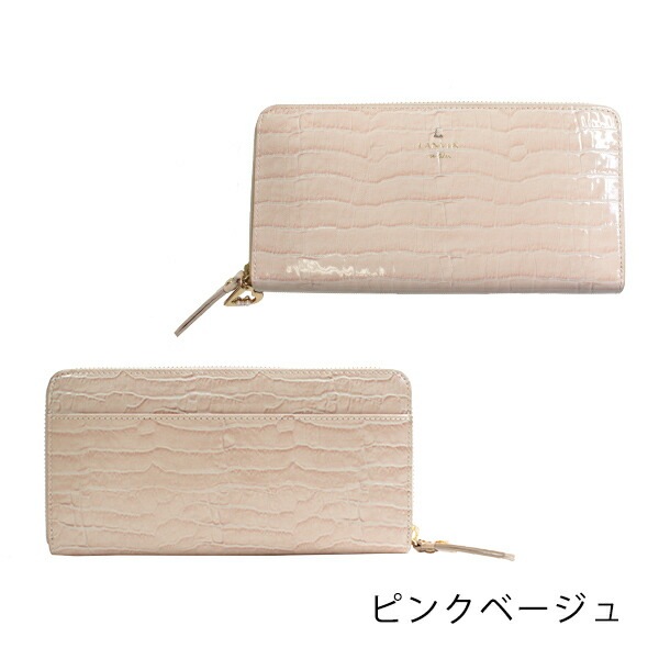 財布 レディース ラウンド長財布 マゼンダ