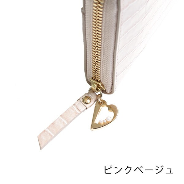 財布 レディース ラウンド長財布 マゼンダ