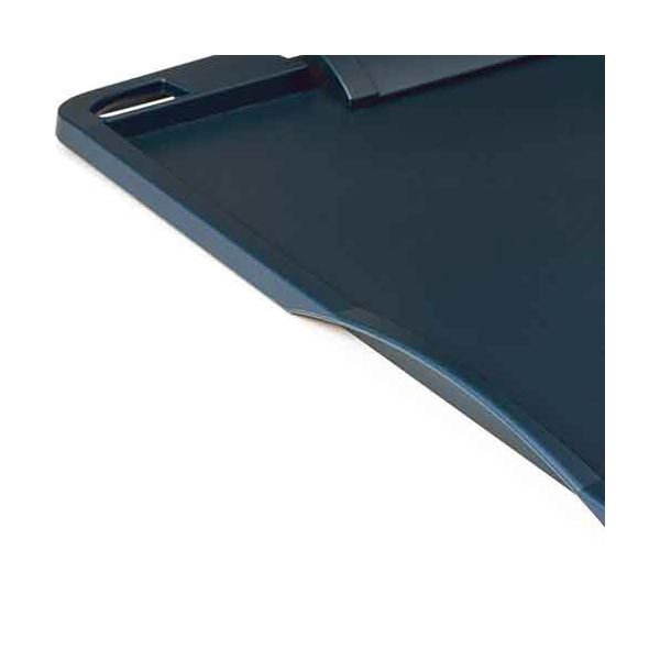 （まとめ）TANOSEE クリップボード A4ヨコ ブルー 1枚[x30セット]