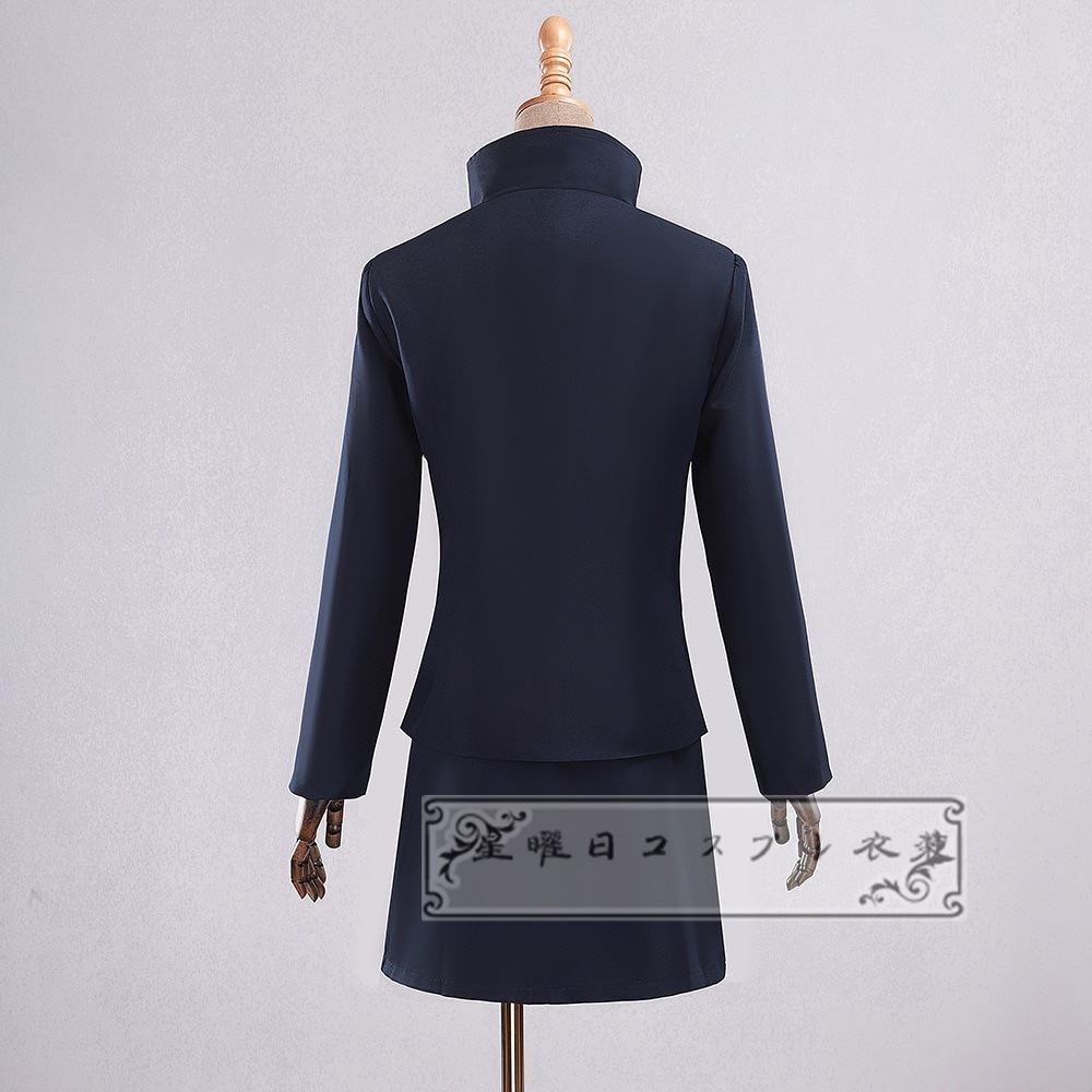 大安売り在庫品呪術廻戦家入硝子コスプレ衣装コスチューム『ブルーブラック色』 大安売り在庫品呪術廻戦家入硝子コスプレ衣装コスチューム『ブルーブラック色』