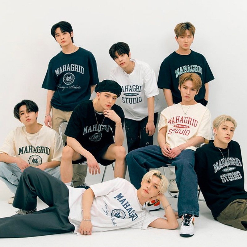 [Stray kids 着用] BASIC LOGO TEE 10色 韓国 アイドル K-POP