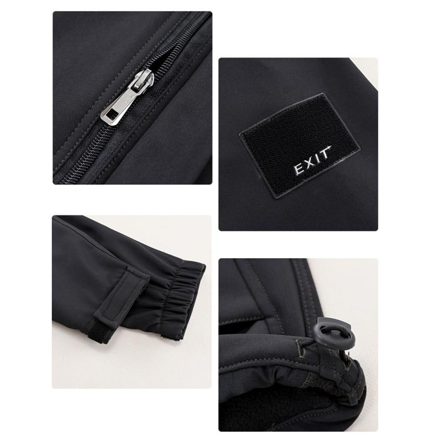 作業着 メンズ ジャージ セットアップ 上下セット マウンテンパーカー 冷え対策 ウエストゴム ベルト使用可能 裏起毛 暖かい 登山 アウトドア