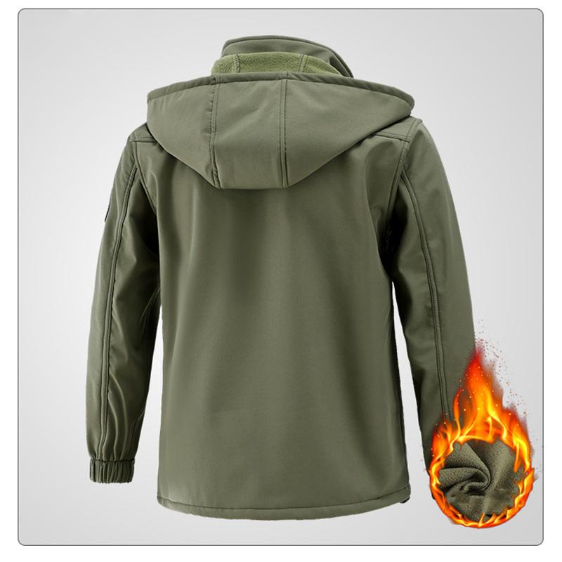 作業着 メンズ ジャージ セットアップ 上下セット マウンテンパーカー 冷え対策 ウエストゴム ベルト使用可能 裏起毛 暖かい 登山 アウトドア