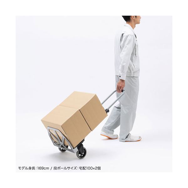 サンワサプライ 折りたたみキャリー（2輪台車） CART-FA5GY