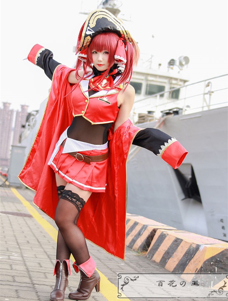 在庫品 VTuber バーチャルライバー 宝鐘マリン コスプレ衣装 コスチューム mdprevattcaulkingandwaterproofing.com
