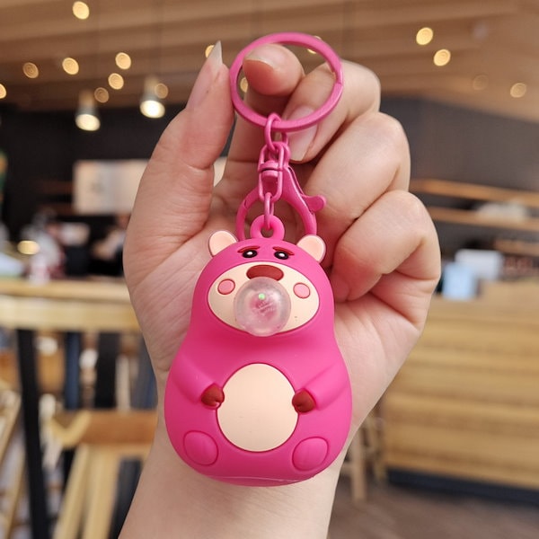 Qoo10] 解凍スポンジ キーホルダーかわいいシリコ