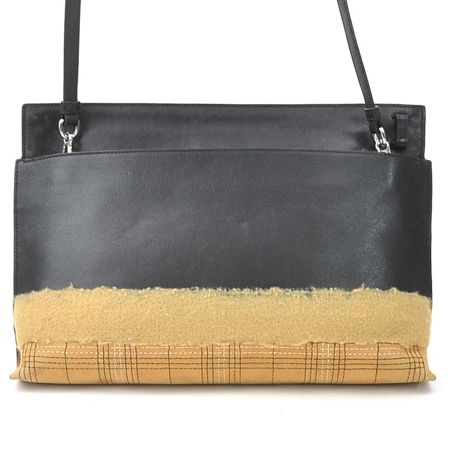 LOEWE ショルダーバッグスエードブラウン系斜めがけロエベ