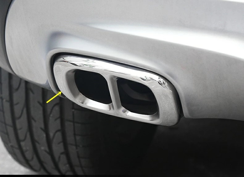 メルセデス・ベンツ GLAクラス 用 リアエキゾーストマフラーテールパイプトリム カバー 2個 2色選択 メルセデス・ベンツ GLAクラス 用 リアエキゾーストマフラーテールパイプトリム カバー 2個 2色選択