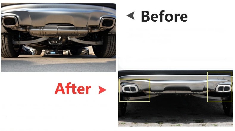 メルセデス・ベンツ GLAクラス 用 リアエキゾーストマフラーテールパイプトリム カバー 2個 2色選択 メルセデス・ベンツ GLAクラス 用 リアエキゾーストマフラーテールパイプトリム カバー 2個 2色選択