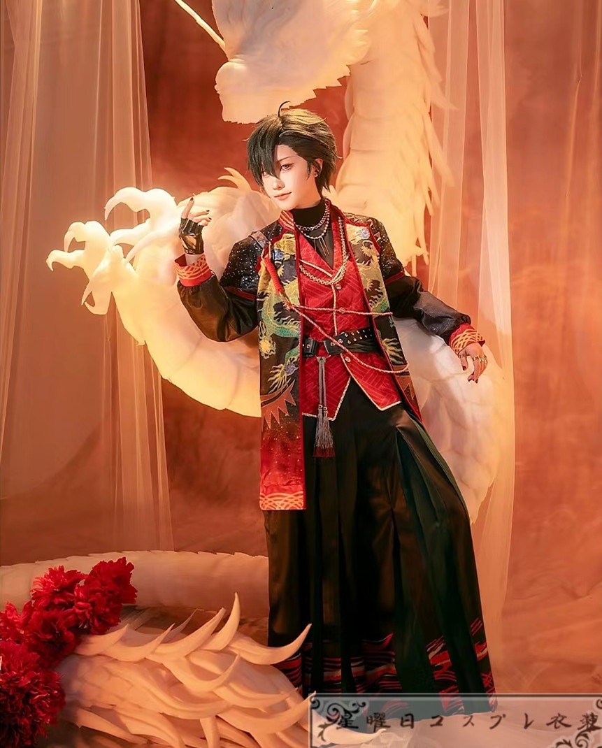 ES あんさんぶるスターズ スカウト！黄金天 黄金天衣装 乱凪砂 白鳥藍良 天満光 影片みか コスプレ衣装 コスチューム